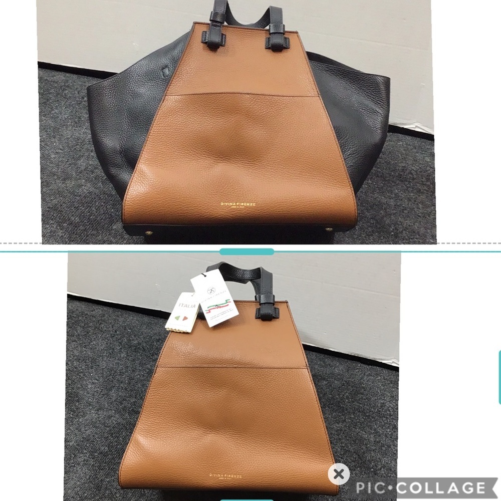 Divina Firenze convertible Italian leather bag NWT